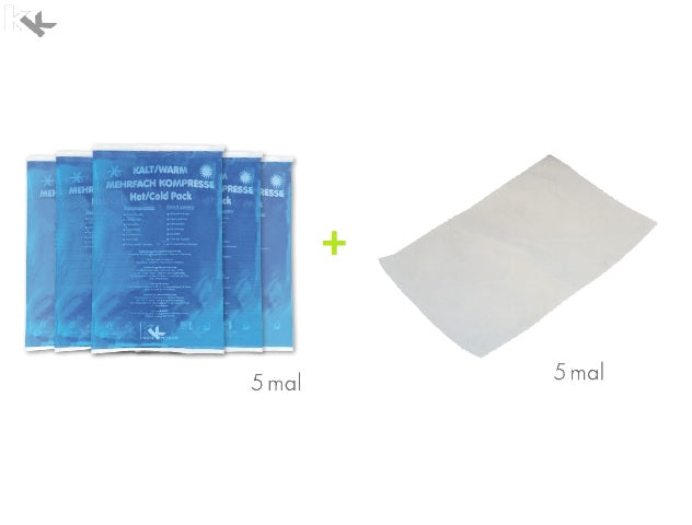Vlieshüllen für Kalt-Warm-Kompressen 16 x 26 cm 10 Stück/Packung
