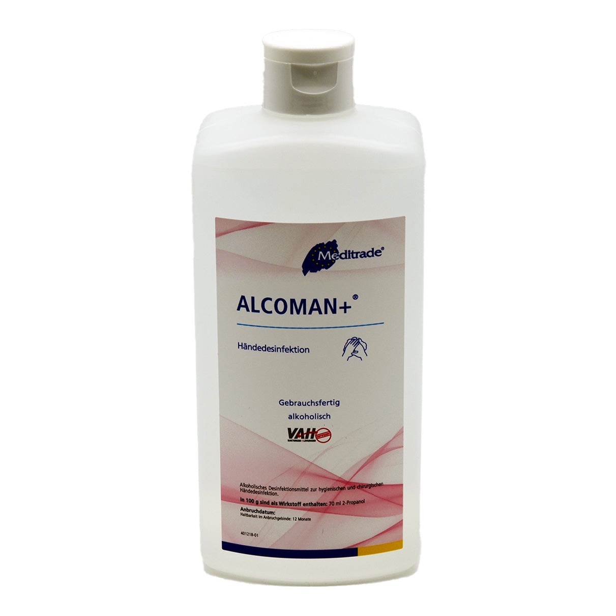 Meditrade ALCOMAN+® Händedesinfketion 500 ml Flasche