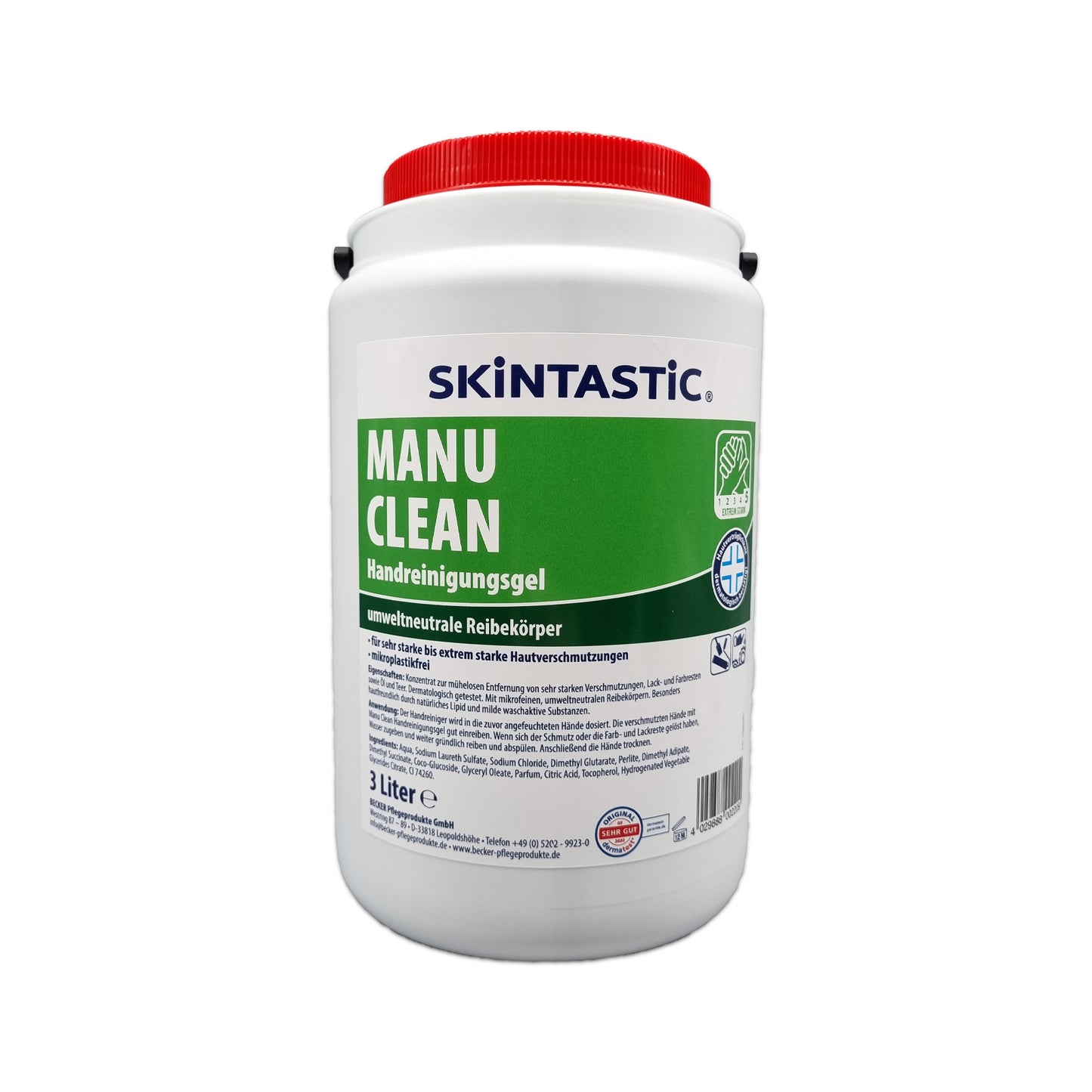 Manu Clean® Handreinigungsgel 3 Liter Kanne