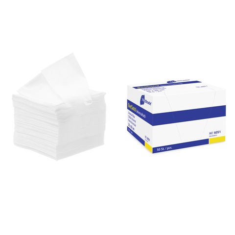 Universaltuch mit Baumwollanteil | weiß | 30 x 30 cm | 50 Stück/Packung