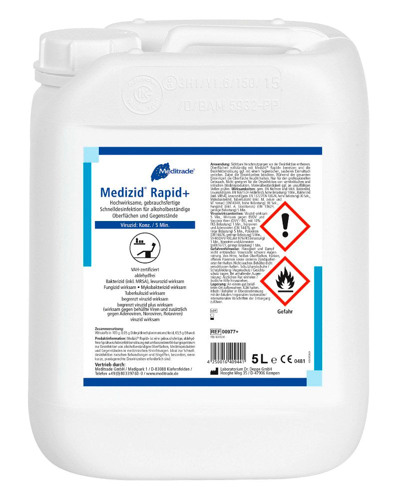 Meditrade Medizid Rapid+ 5 Liter Kanister