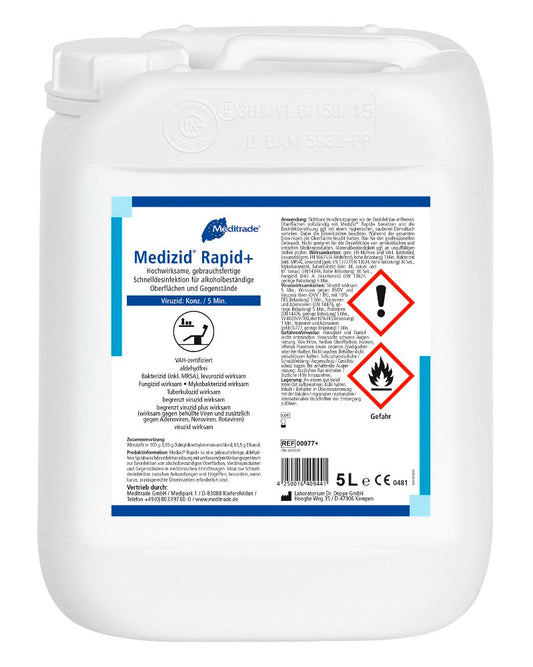 Meditrade Medizid Rapid+ 5 Liter Kanister