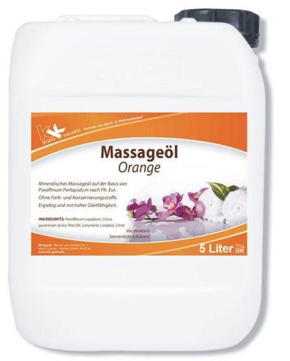 KK Massageöl Orange 5 Liter Kanister