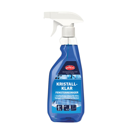 Eilfix® Kristall Klar | Fensterreiniger | 1 Liter Sprühflasche