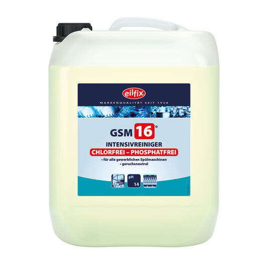 Eilfix® GSM 16 OCP | Geschirrspülmaschinenreiniger | chlor- & phosphatfrei | 14 kg Kanister