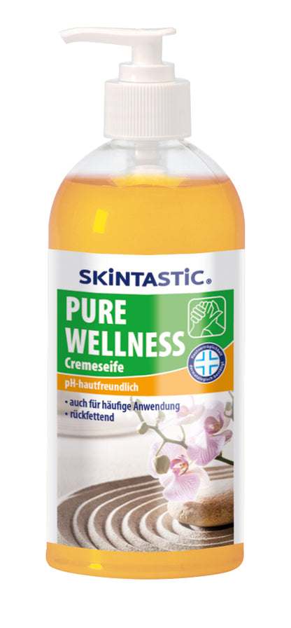 Skintastic® Cremeseife Pure & Sensitiv, Apricot, Pure Wellness oder Apfel | 500 ml Pumpspender