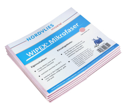 WIPEX® Mikrofaser-Wischtuch 40 x 38 cm Z-gefaltet 50 Stück/Karton vers. Farben