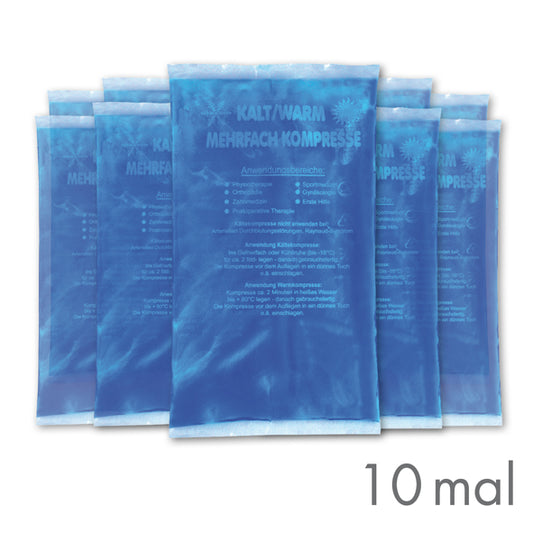 KK Kalt-Warm-Kompressen 10 Stück 16x 9 cm Linderung bei Schmerzen und Entzündungen Mikrowellengeeignet