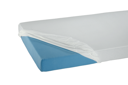 Suprima | Spannbetttuch PVC | Weiß | Ecken verschweißt | 100 x 200 x 20 cm | 3063