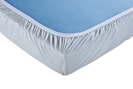 Suprima | Spannbetttuch PVC | 100 x 200 x 20 cm | Weiß | 3066