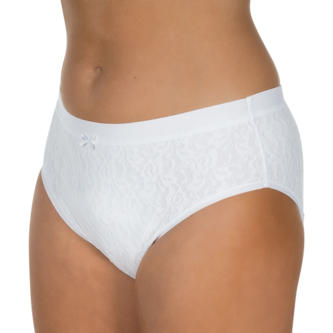 LaDonna Inkontinenz Slip Damen Größe S-XL Weiß mit Wäscheschutz 1267