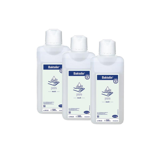 Baktolin pure Waschlotion | Handwaschseife | 3 x 500 ml Flasche