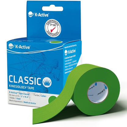 K-Active Tape Classic 50 mm x 5 m Singlebox ves. Farben
