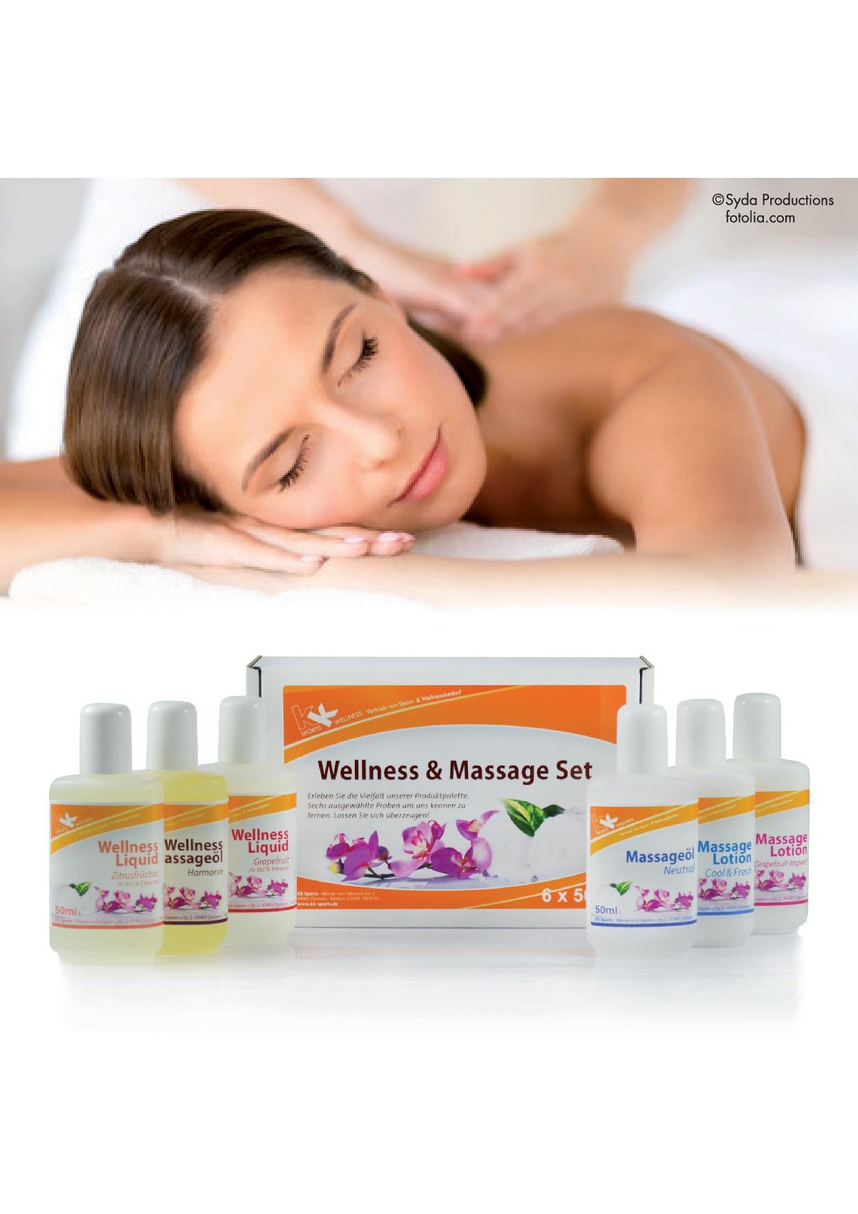 KK Wellness & Massage Set 6 x 50 ml Flaschen
