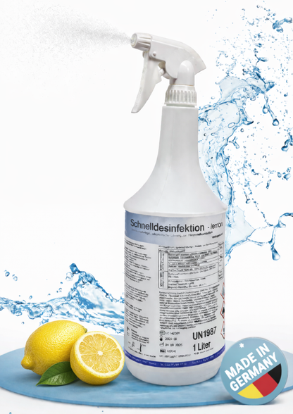 KK Schnelldesinfektion 1 Liter Sprühflasche vers. Düfte inkl. Sprühkopf