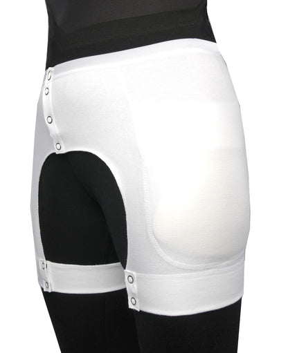 Suprima Protektor-Slip knöpfbar mit Protektoren Unisex S-XXL Weiß1424