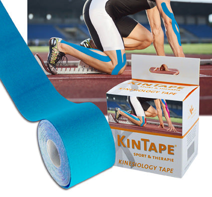 KK Taping Starter Set 2 | 4 Rollen KK Kinesiologietape 5 cm x 5 m + Taping Schere + Clear Skin Spray