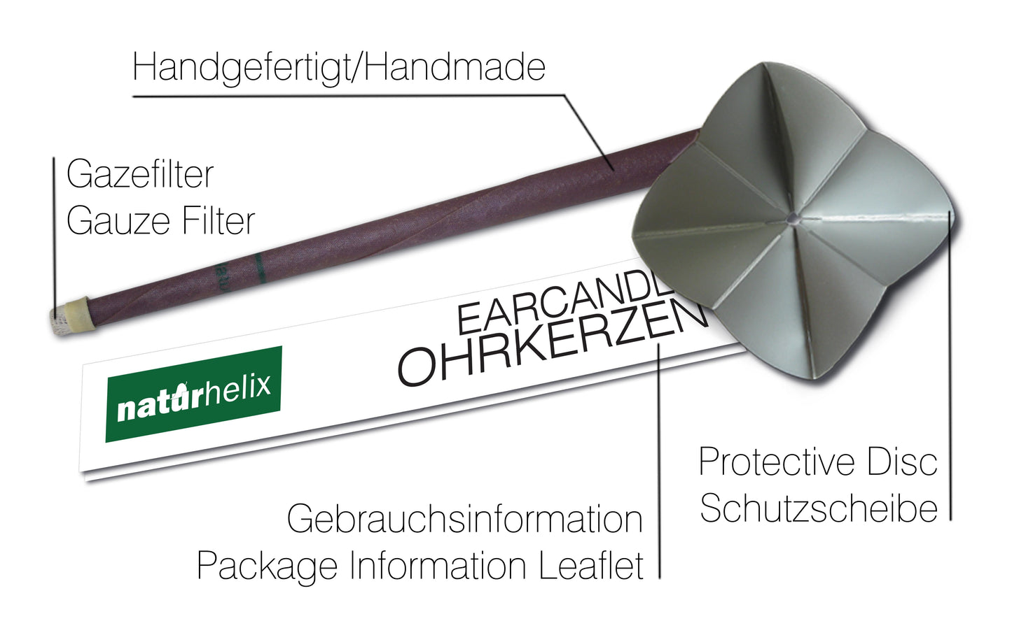 Ohrkerzen Lavendel 10 Stück/Packung